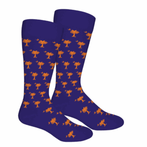 Palmetto (South Carolina) Socks: Purple